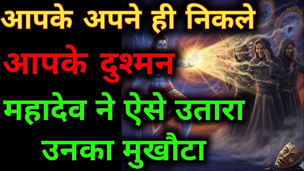 आपके अपने ही निकले आपके सबसे बड़े दुश्मन! महादेव ने ऐसे उतारा उनका मुखौटा | Tarot Reading