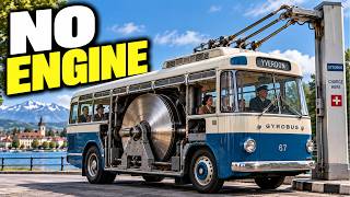 This Bus Had No Engine and No Batteries — Just a Tonne and a Half of Spinning Steel Inside