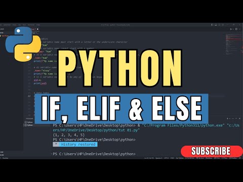 Python Tutorial: Using if, elif, and else Statements with Examples || Python for Beginners