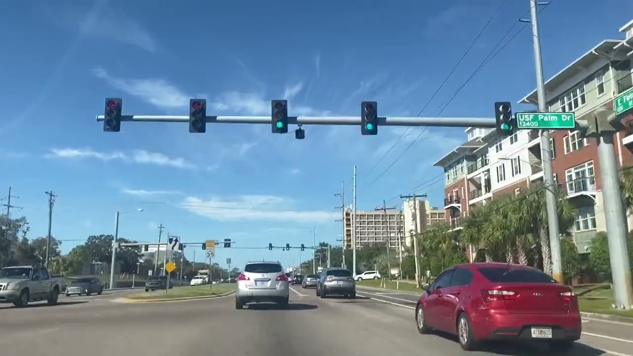 Tampa Florida Driving: Fletcher Avenue