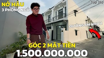 Đúng 1 Căn Góc 2 Mặt Tiền Giá 1 ti 5🔥Nở Hậu 3 Phòng Ngủ Đường Nhựa 6M Ra Đinh Đức Thiện 350M