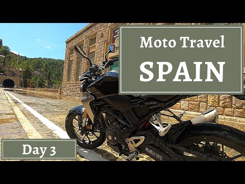 CANYONS, GREEN LAKE AND DAM - Moto Travel SPAIN [3] - Requena to Embalse de Benageber (Lake and Dam)