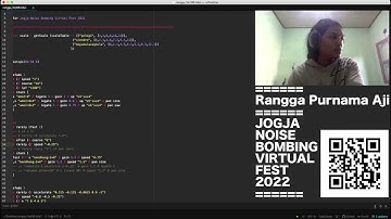 Rangga Purnama Aji - Live Coding Music Set for JNBVF 2022
