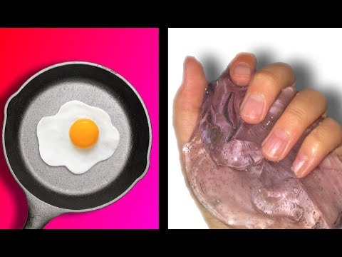 Egg Slime Testing No Glue Egg Slime Recipes