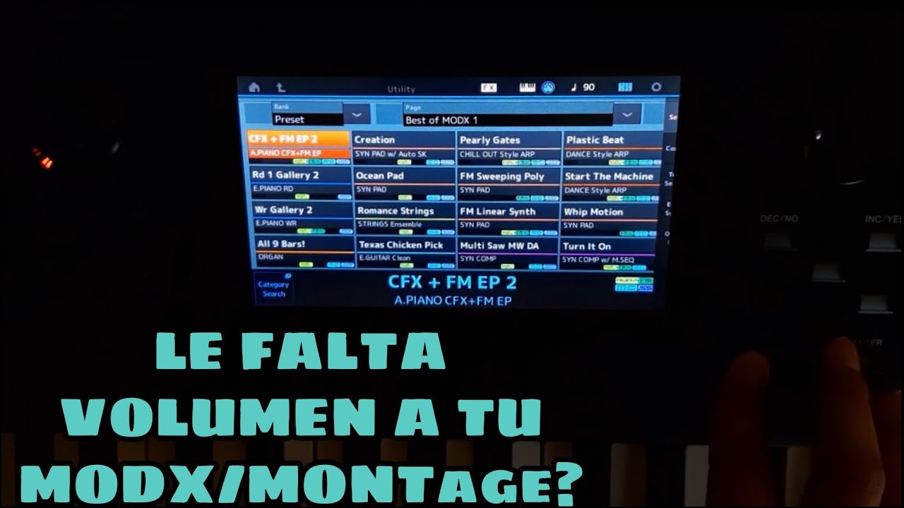 Aumenta el Output Gain de tu Yamaha MODX/MONTAGE