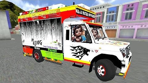  Modified Mahindra Bolero Pickup Mod For Bus Simulator Indonesia |Release Mahindra Bolero Pickup Mod