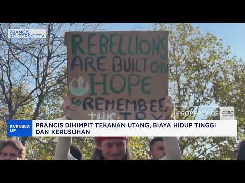 Prancis Dihimpit Tekanan Utang, Biaya Hidup Tinggi dan Kerusuhan