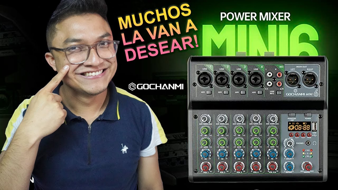 🔥 Mezcladora Autoamplificada Gochanmi MINI 6 Review: ¿Una opción económica para pequeños eventos? 🎶