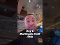 Using The Martingale Strategy Everyday Restarting When I Win!! Day 8! #bluff #casino #blackjack #win