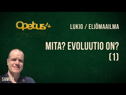 Video: Millä luokalla evoluutiota opetetaan kouluissa?