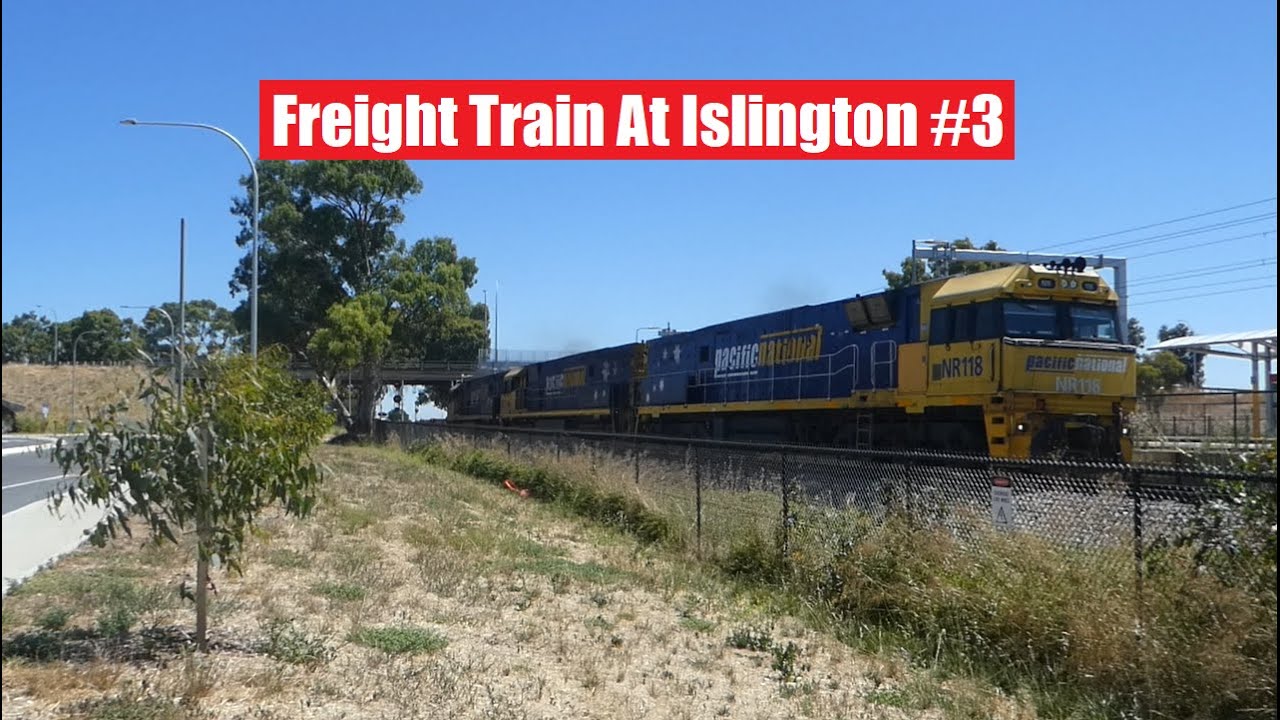 Freight Train At Islington 3 Diverted Same Train YouTube