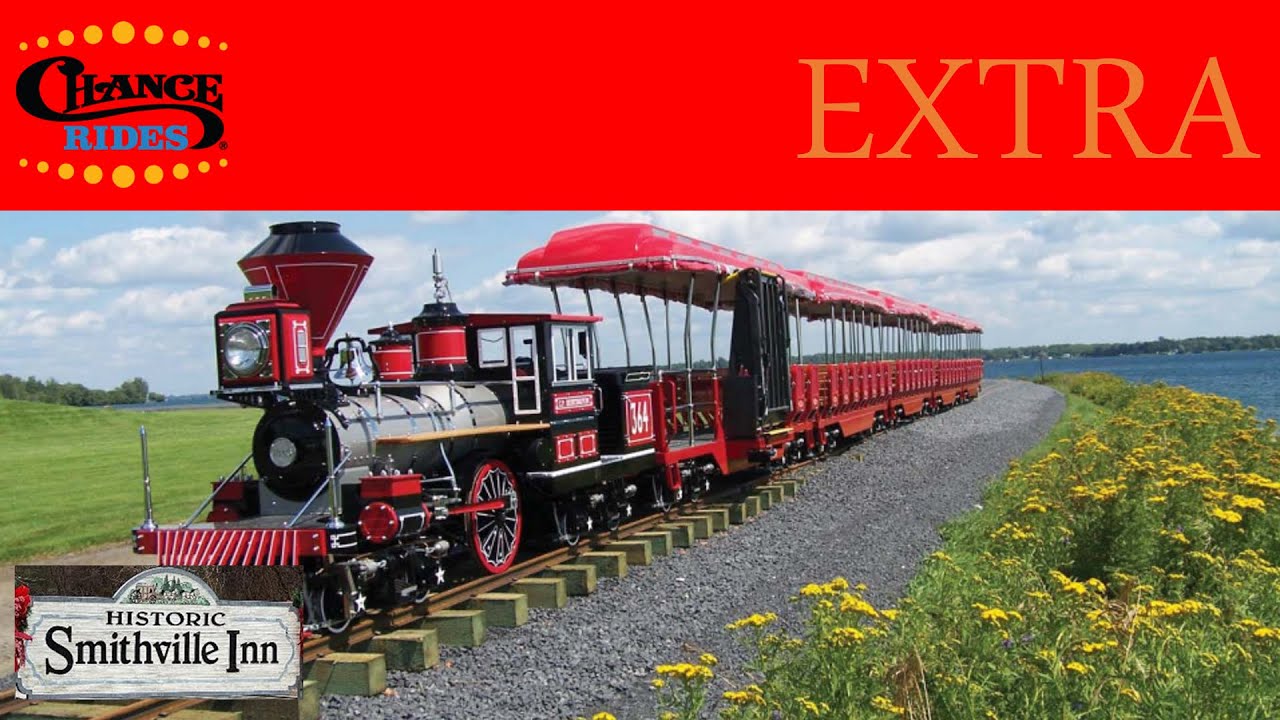 Chance Rides C.P. Huntington Train Ride - Review - YouTube