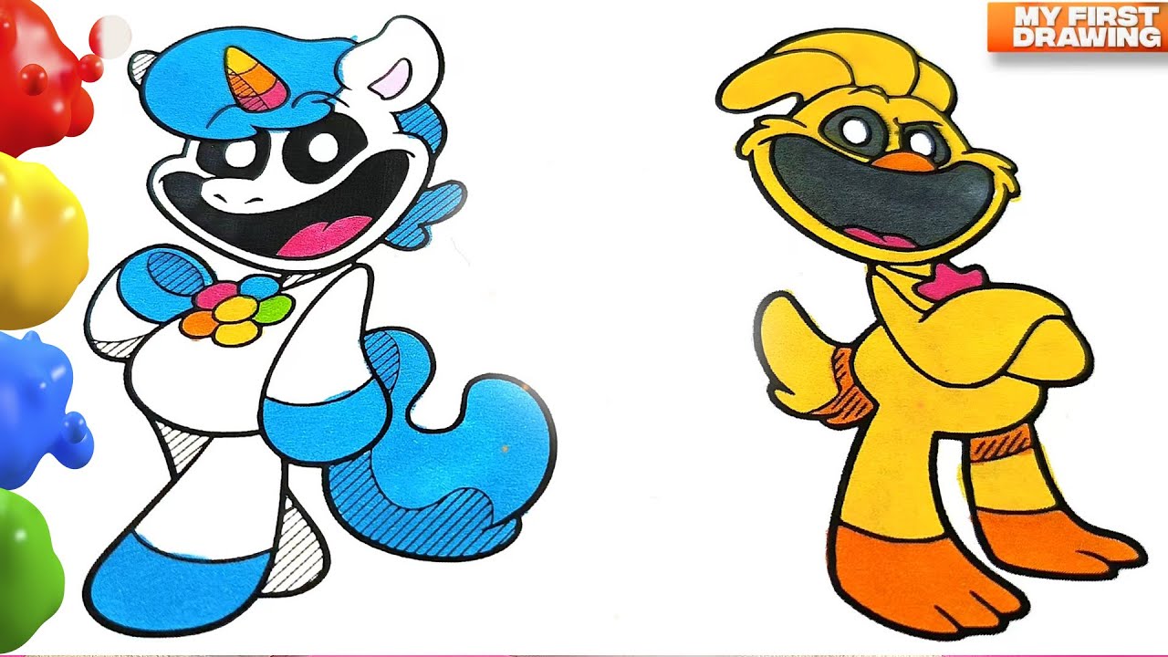 Coloring Pages Poppy Playtime 3 CraftyCorn KICKIN CHICKEN - YouTube