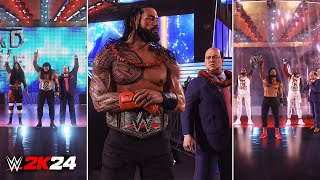 WWE 2K24 - ALL Bloodline Entrances! (PS5)