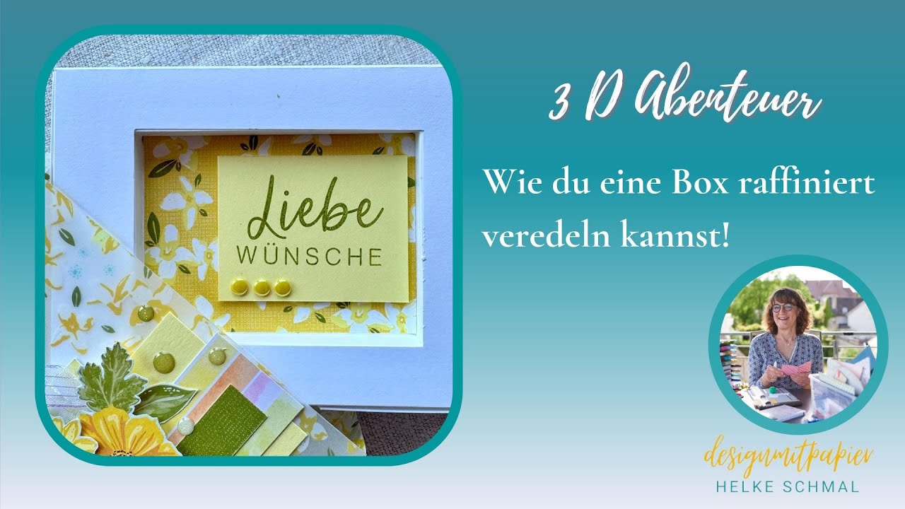 Kartenbox mit Überraschung