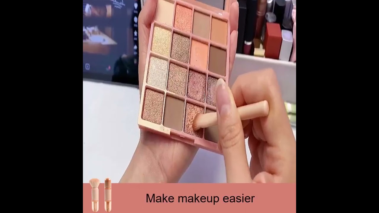 4 In 1 Retractable Makeup Brush