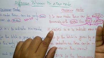 Difference between max and min mode 8086  | MPMC | Lec-24 | Bhanu Priya