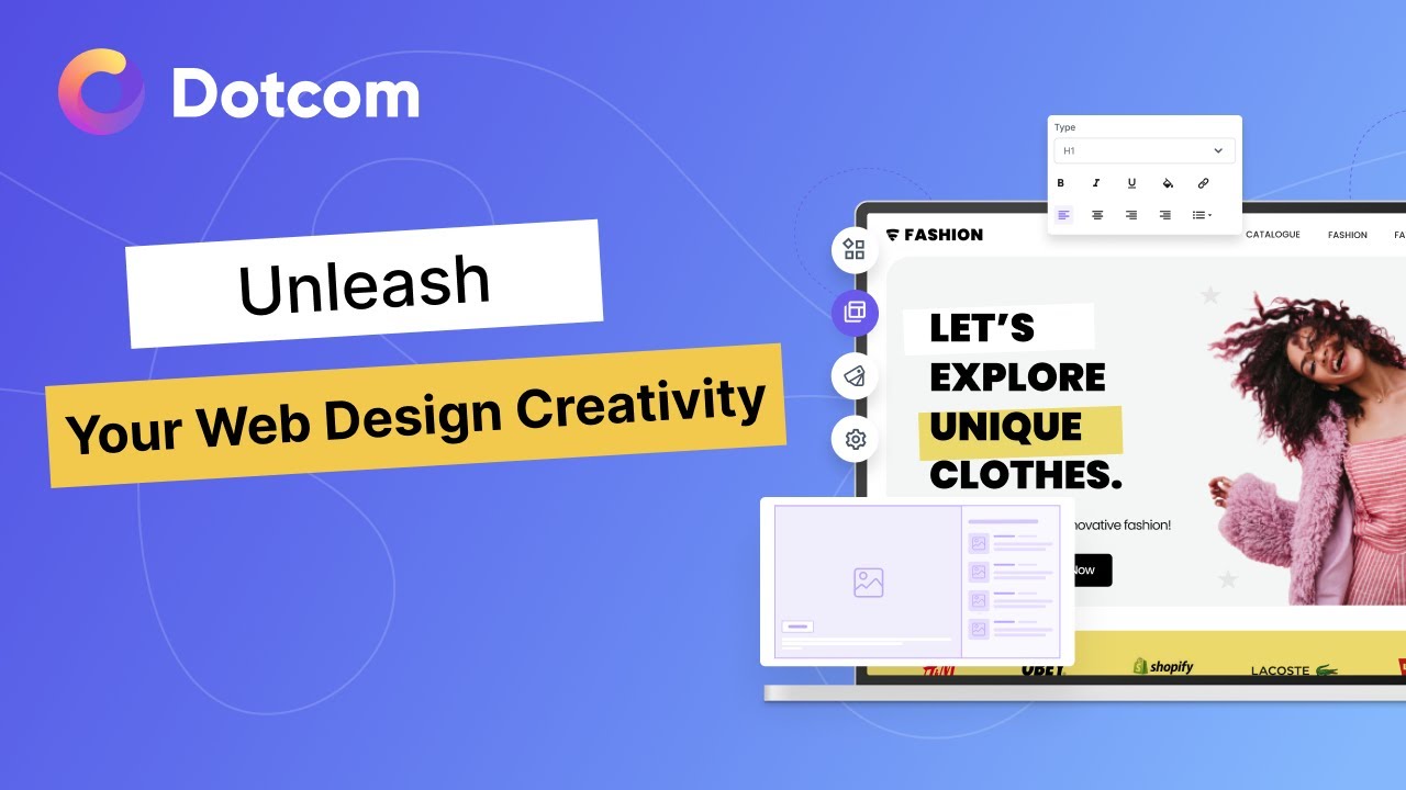 Unleash Your Web Design Creativity #dotcom #youtubevideo