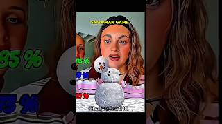 Snowman Game Challenge 🎮❄️ | Can You Win? #shorts