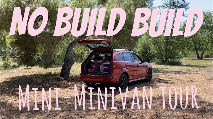 No Build Build Mini-Minivan Camper Conversion Tour