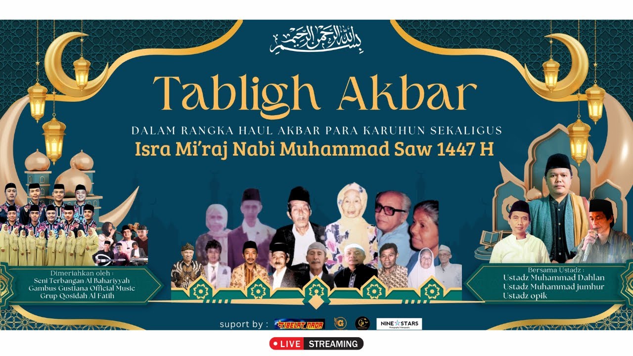 LIVE 2  | TABLIGH AKBAR PERINGATAN ISRA MI'RAJ NABI MUHAMMAD SAW | SEKALIGUS HAUL AKBAR PARA KARUHUN