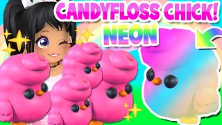 MAKING THE FIRST *NEON* CANDYFLOSS CHICK in Adopt Me! (roblox) EASTER UPDATE