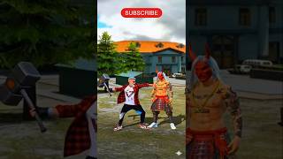 The Ultimate Clash: Hammer Man vs Oni Samurai! ⚔️🔥 #freefire #freefireworldseries #battleriteroyale