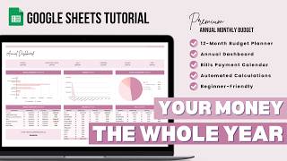 Details Premium Annual Monthly Budget Tutorial | Google Sheets (Beginner-Friendly) Update