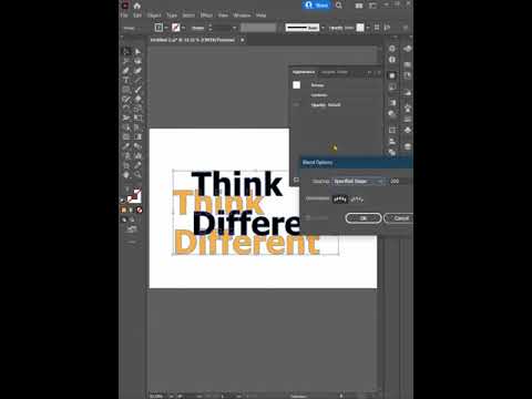 3d Shadow Text Effect illustrator Tutorial | Adobe illustrator