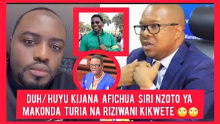 DUH/ HUYU KIJANA BILA UOGA AFICHUA SIRI NZITO RIZIWANI/ MAKONDA NA TULIA KUHUSIKA