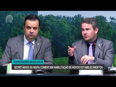 Exportações | Secretários do Mapa comentam habilitação de novos estabelecimentos| Canal Rural