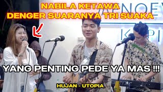 HUJAN - UTOPIA (COVER) TRI SUAKA & NABILA MAHARANI