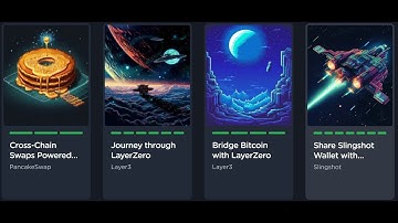 Layer3 General Quests - LayerZero Journey, Swaps on Axelar, Slingshot Wallet