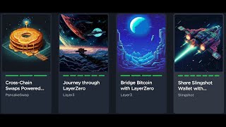 Layer3 General Quests - LayerZero Journey, Swaps on Axelar, Slingshot Wallet