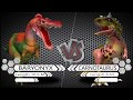 Baryonyx VS Carnotaurus Dinosaurs Colosseum Battle