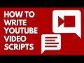 How To Write YouTube Video Scripts With &#39;Custom AI&#39;