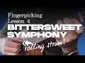 Ukulele Fingerstyle lesson 4: Bittersweet Symphony - how to do a rolling strum
