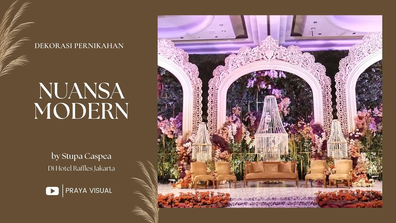 4K Dekorasi Pernikahan di Hotel Raffles Jakarta by Stupa Caspea - Nabiella & Rabbi