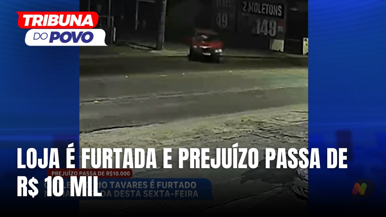 Loja de roupas é alvo de furto durante a madrugada em Florianópolis