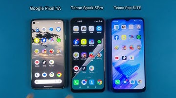 Google Pixel 4A 5G | Tecno Spark 5Pro vs Tecno pop 5 | Speed Test And Comparison