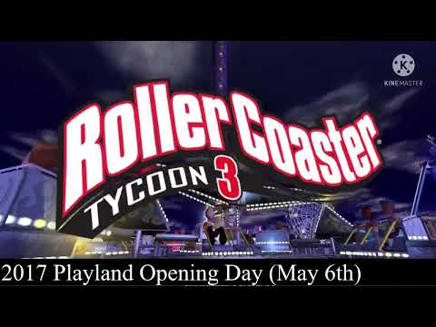 RCT3 - PNE Playland 2017 Opening day/with Uptown Funk remix, Only Girl in the World and Crazy Train