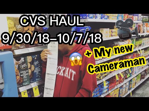 CVS HAUL 10/3/18 In-Store + My NEW Cameraman 📷❤️