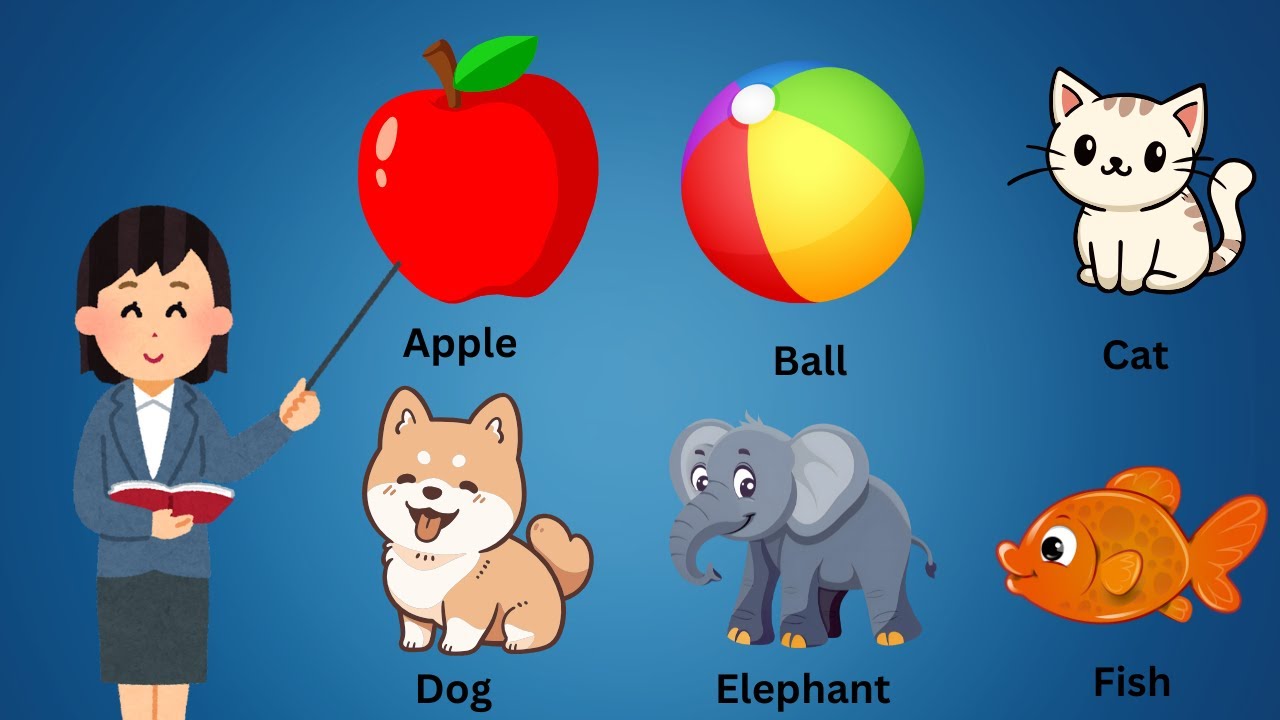 ABC Flashcards for Toddlers | Babies First Words & ABCD Alphabets for ...