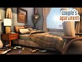 Couples apartment  the sims 4 cc speed build