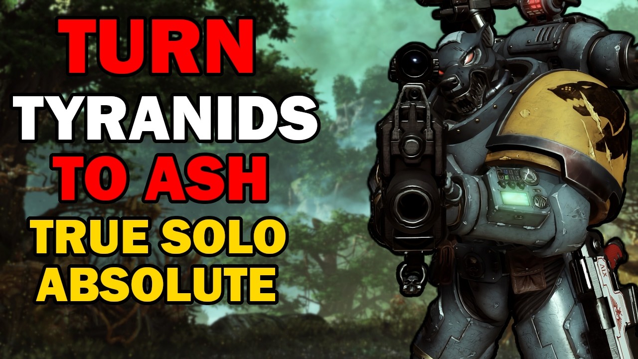Omnissiah’s Fury Techmarine Servo Gun Turns Tyranids to Ash (True Solo Absolute) | Space Marine 2