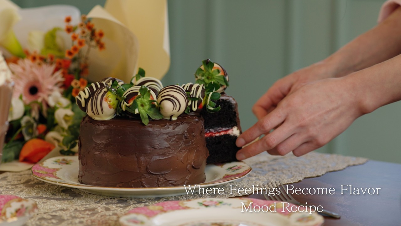 [ Flavor 03 ]🤎이미 달콤해진 설렘의 맛｜발렌타인데이 케이크｜Valentine’s Chocolate Cake｜The Flavor of a Sweetened Flutter