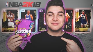 The SKITTLES DRAFT on NBA 2K19! MyTeam Draft Mode