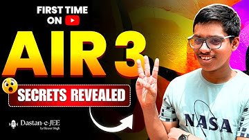 IIT JEE AIR 3 Tips! 🔥 *First time on YouTube*