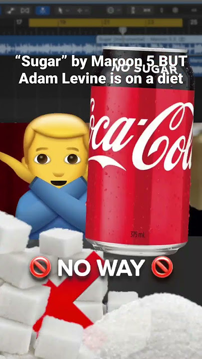 “Sugar” by Maroon 5 BUT Adam Levine is on a diet