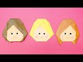 母の日折り紙「お母さんの顔」の折り方を音声解説（ともきち）